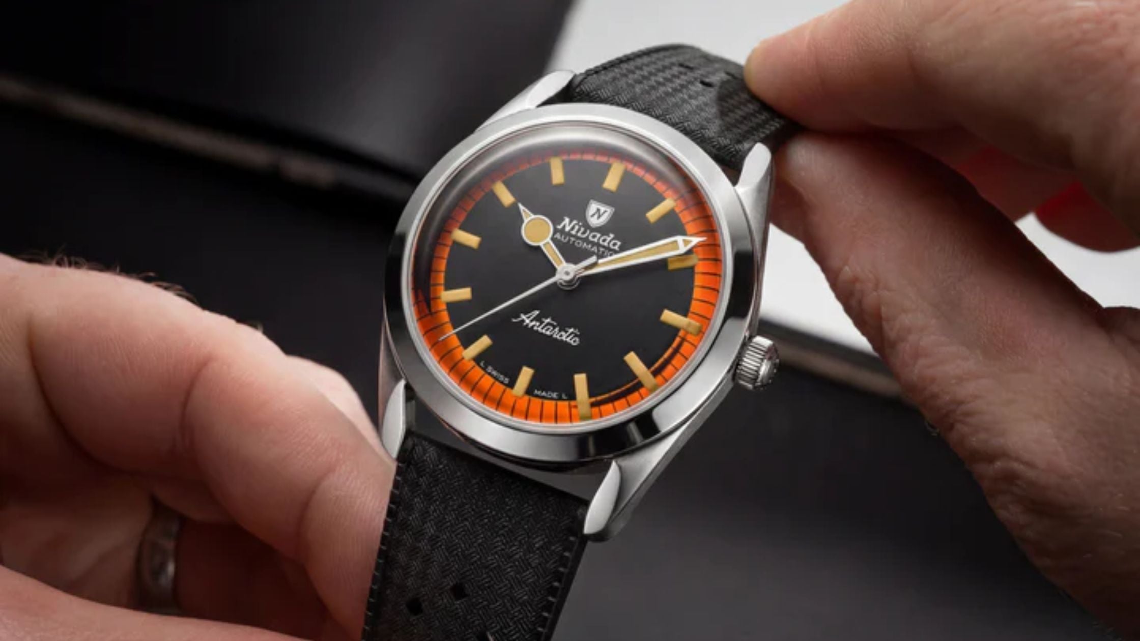 A Dial from a 1970s Repair Shop: The Story Behind the New Nivada Super Antarctic Black & Orange
