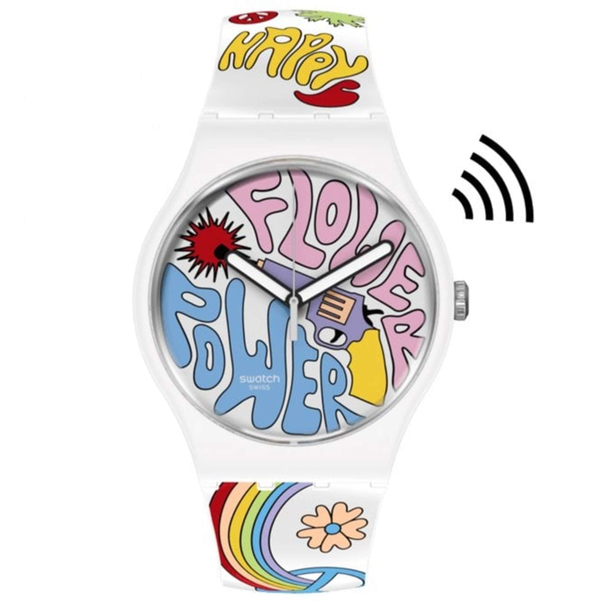 Swatch PEACEPAY! Neue Gent Uhr SO32W108-5300