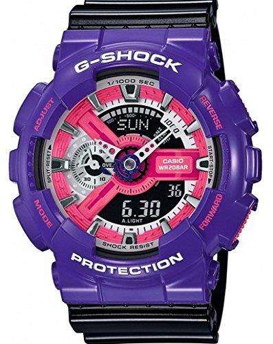 Casio G-shock Herren Uhr Analoge Quarz Harz Schwarz GA-110NC-6AER