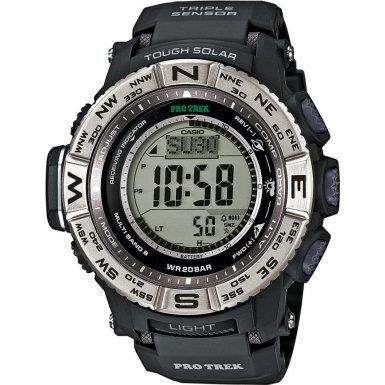 Casio PRO-TREK prw-3500-1e - Uhr Herren - Automatik - LCD-Display - schwarzes Resin-Armband digital