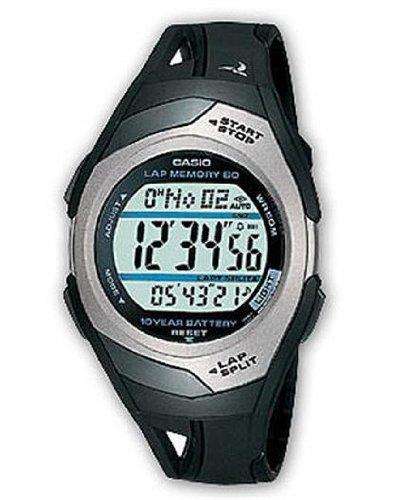Casio Sport Quarz Digital Schwarzes Resin-Armband Herren Uhr STR-300C-1VER