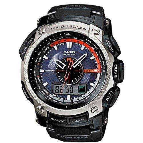 Casio Pro Trek Waveceptor Funkgesteuerte Herren Alarm Chronograph PRW-5000-1ER