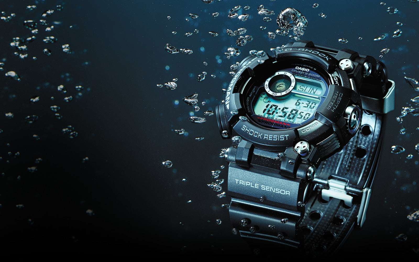 Casio G-Shock Master of G Frogman Herren Uhr GWF-D1000-1ER