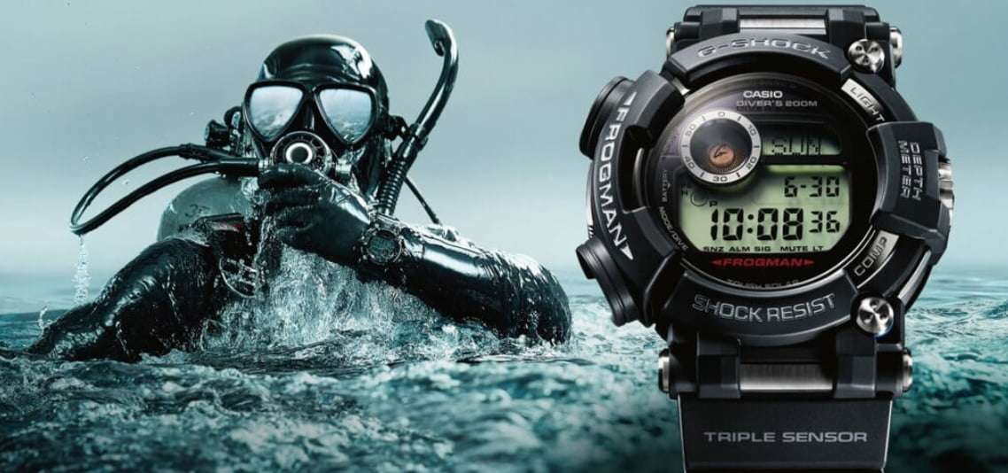 Casio G-Shock Master of G Frogman Herren Uhr GWF-D1000-1ER