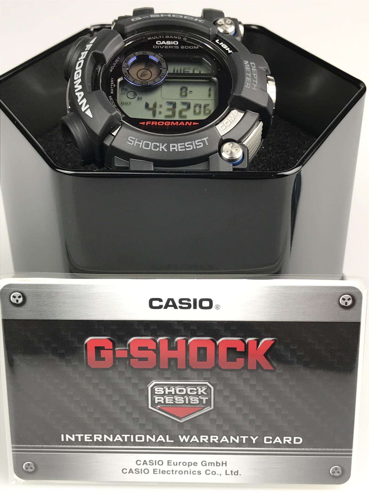 Casio G-Shock Master of G Frogman Herren Uhr GWF-D1000-1ER