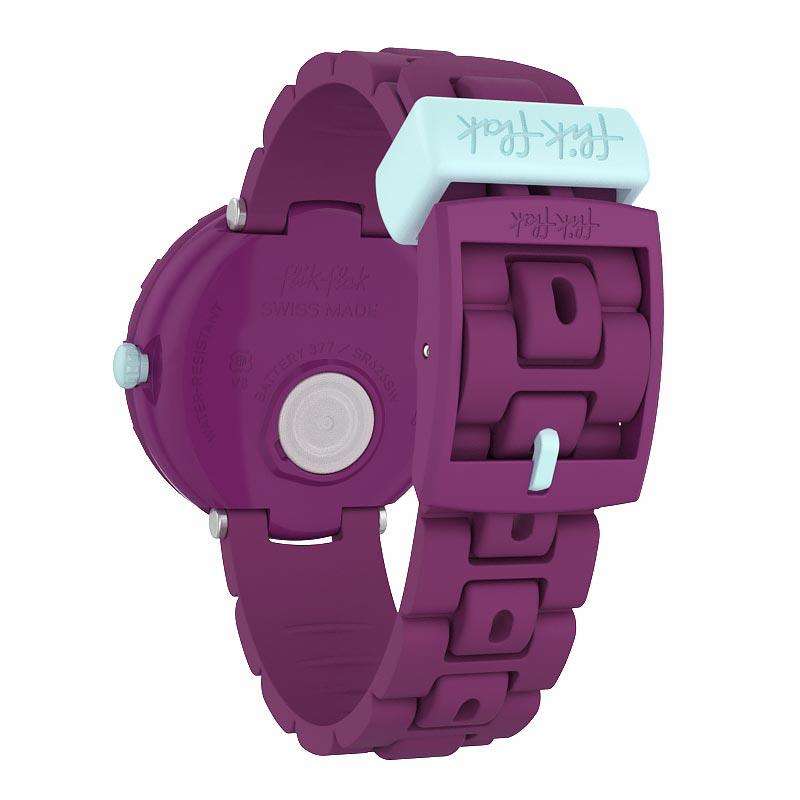 Flik Flak Solo Lila Armband Lila Gehäuse Kinderuhr FCSP089