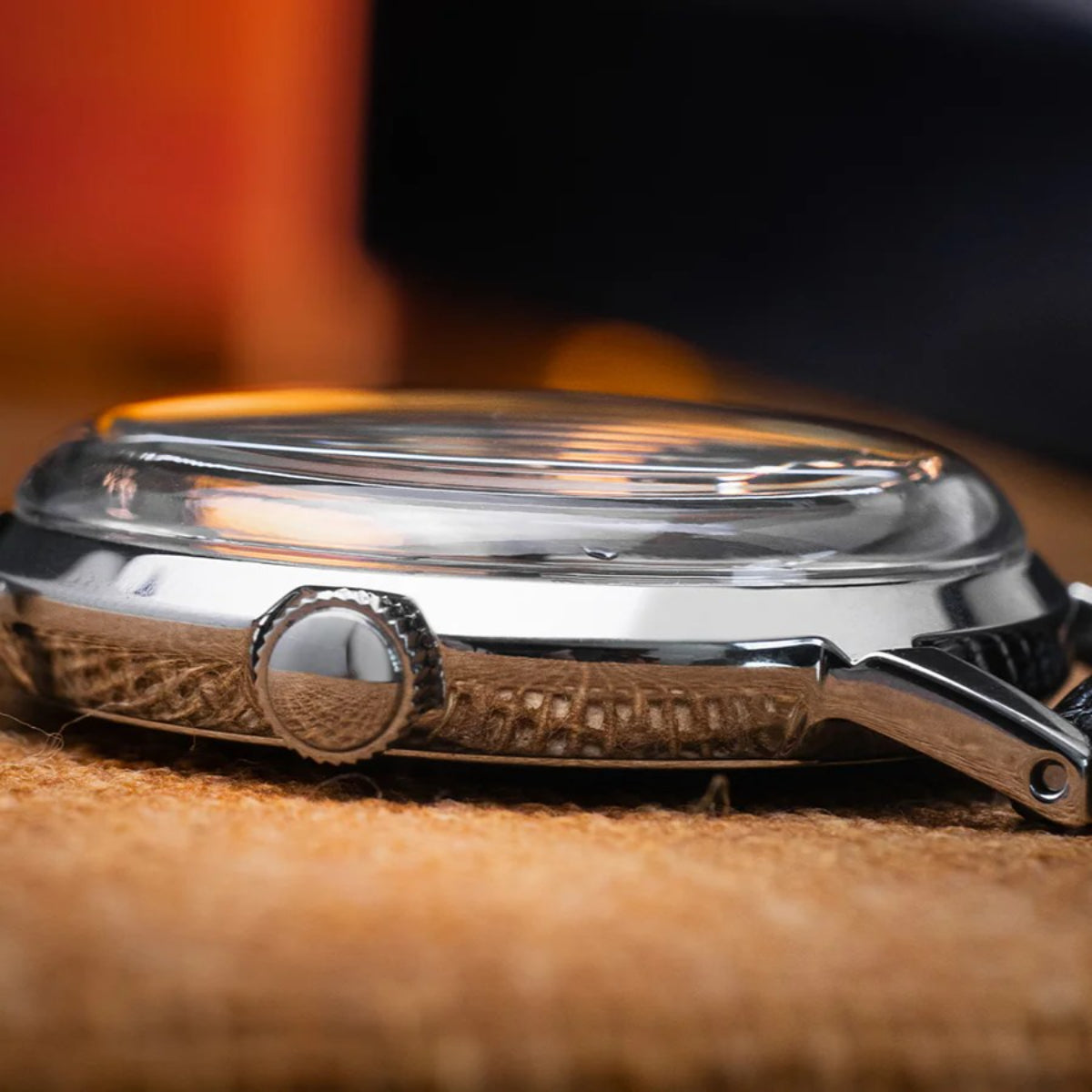 Timex Marlin Handaufzug Silber Zifferblatt Lederarmband Herren Uhr TW2R47900