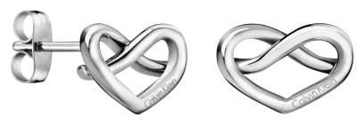 Calvin Klein Charming Heart Silberner Edelstahl Ohrstecker KJ6BME000100
