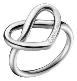 Calvin Klein silberner Edelstahl charmante Ring KJ6BMR000107