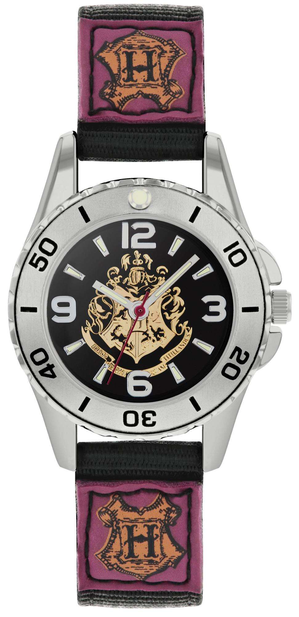 Disney Harry Potter Quartz Black Rip Strap Time Teacher Boys Watch HP5100