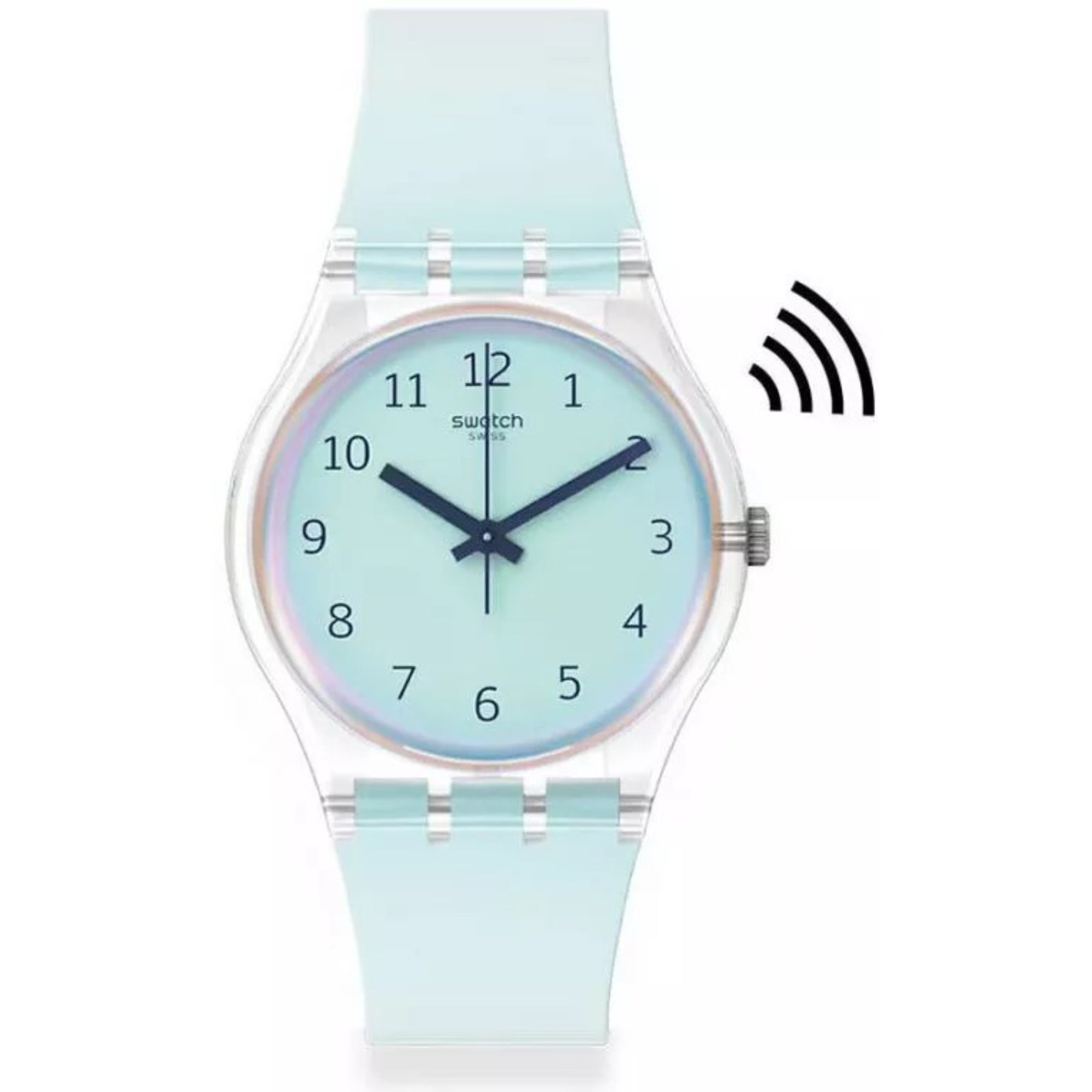 Swatch SwatchPay! Ultraciel Pay! Quartz White Dial Silicone Watch SO28K110-5300