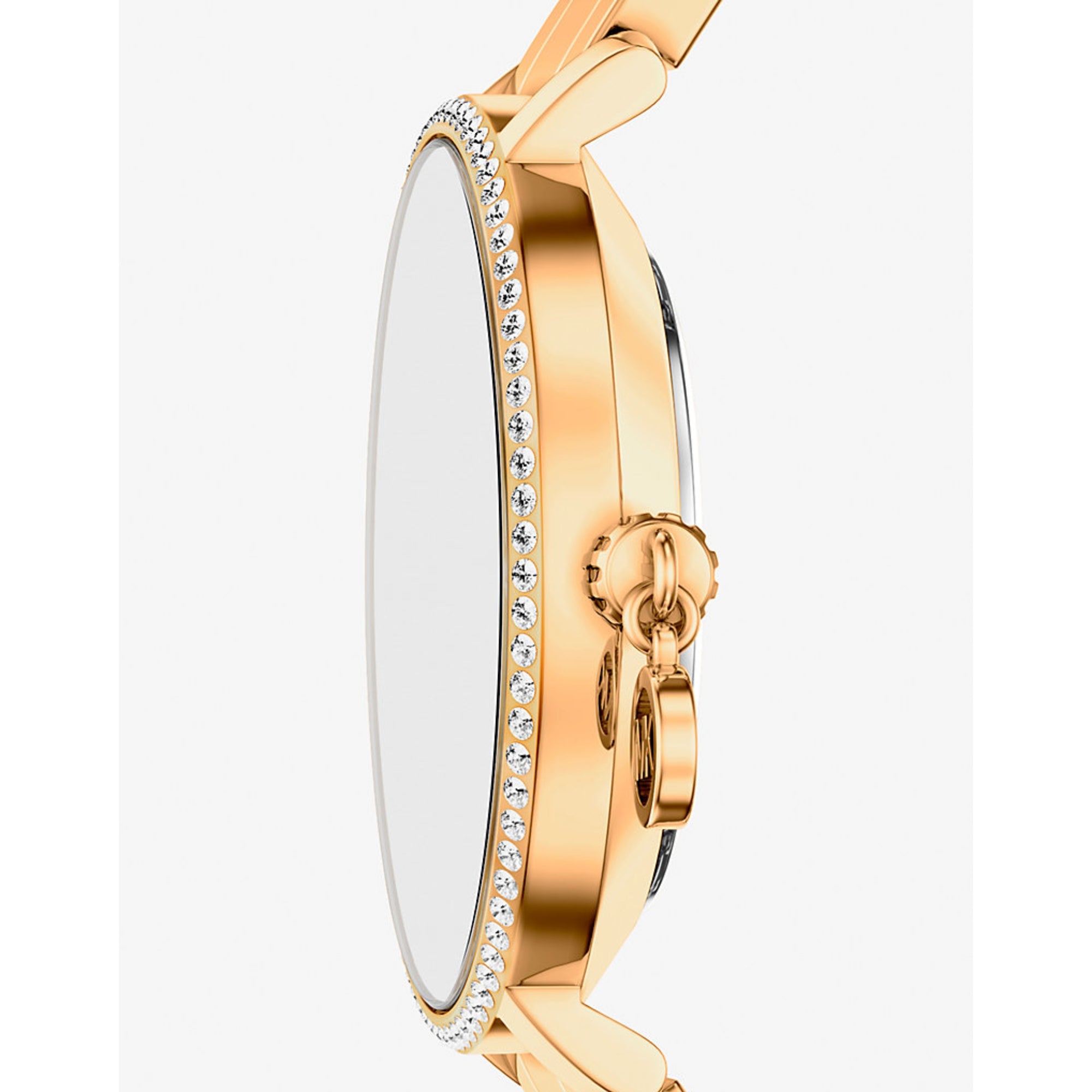 Michael Kors Pyper 32mm Gold Dial Steel Ladies Quartz Watch MK7572