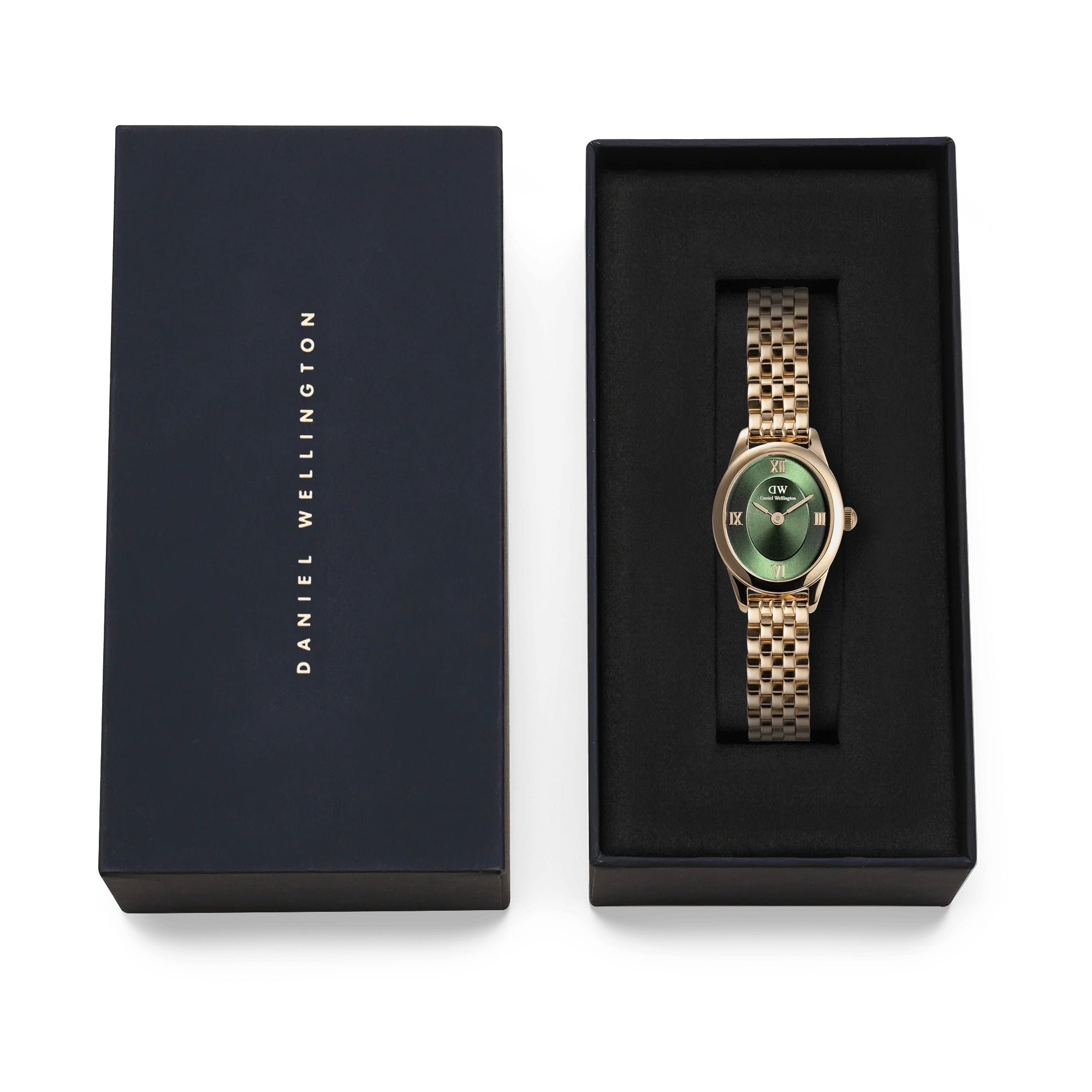 Daniel Wellington Ophelia 22mm Grünes Zifferblatt Stahl Damen Quarz Uhr DW00100804