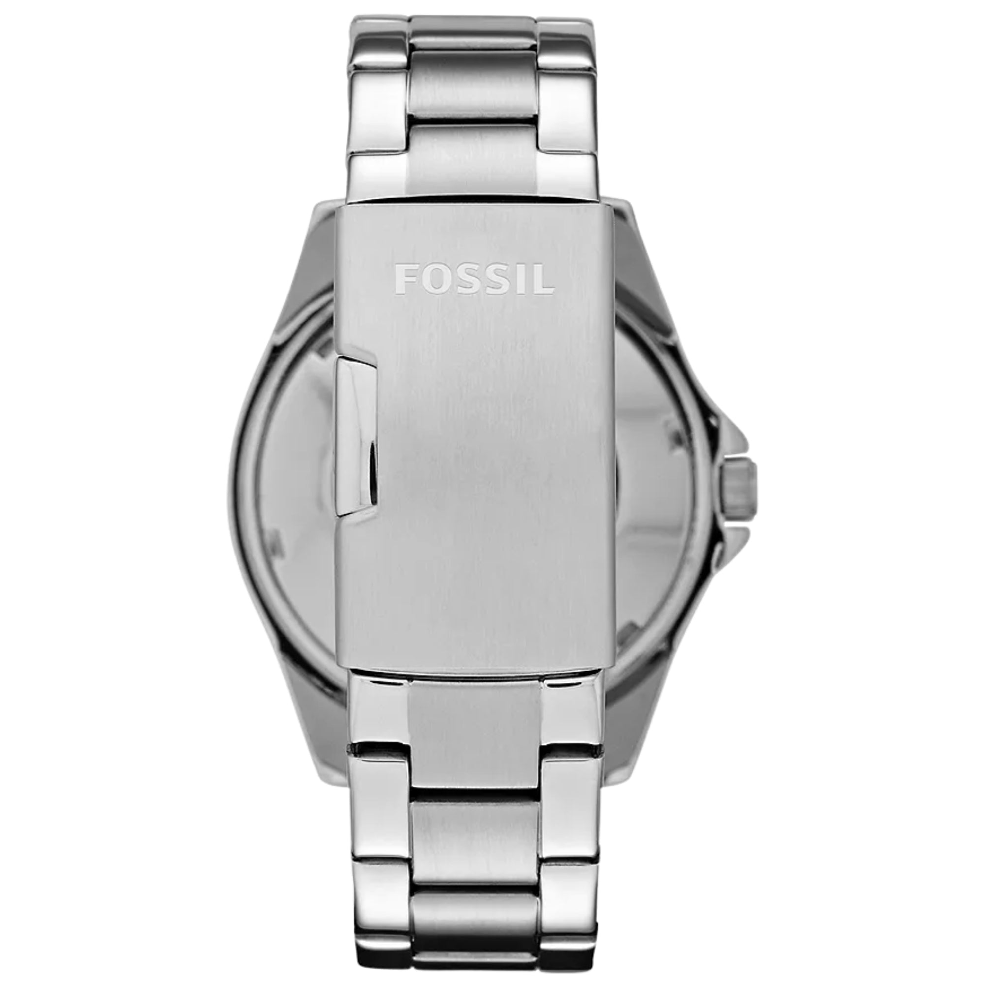 Fossil Riley 38mm Chronograph Silver Dial Steel Ladies Quartz Watch ES3202