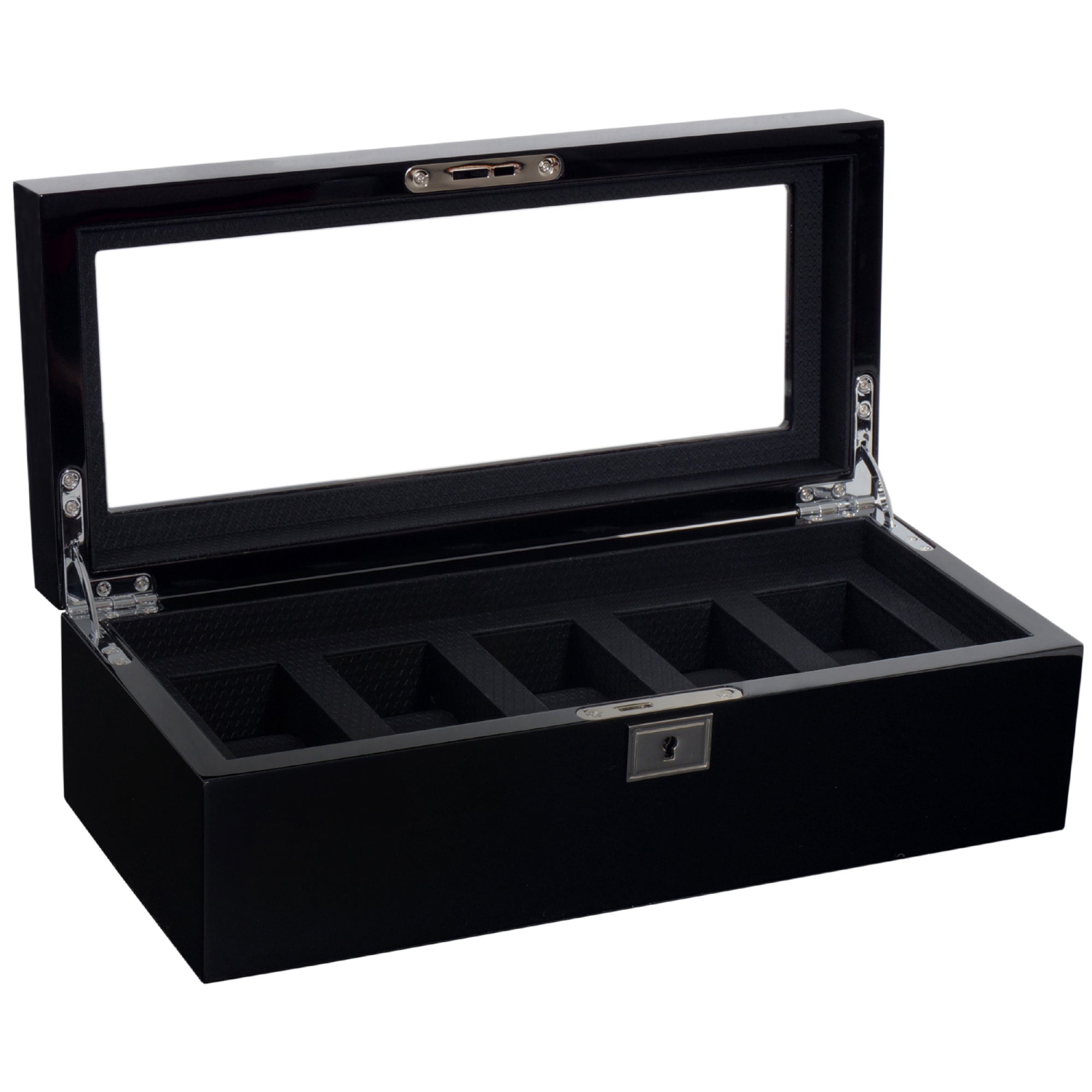 WOLF SAVOY SCHWARZ 5-TEILIGE UHRBOX 461570