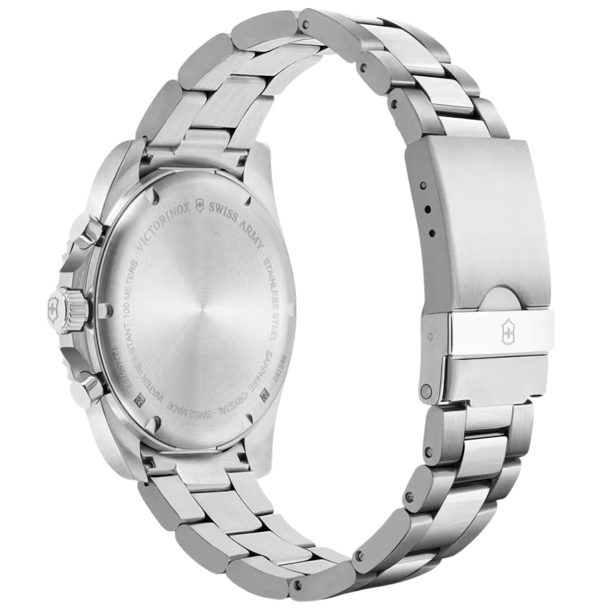 Victorinox Maverick 43mm Chronograph Grünes Zifferblatt Stahl Herren Quarz Uhr 241946