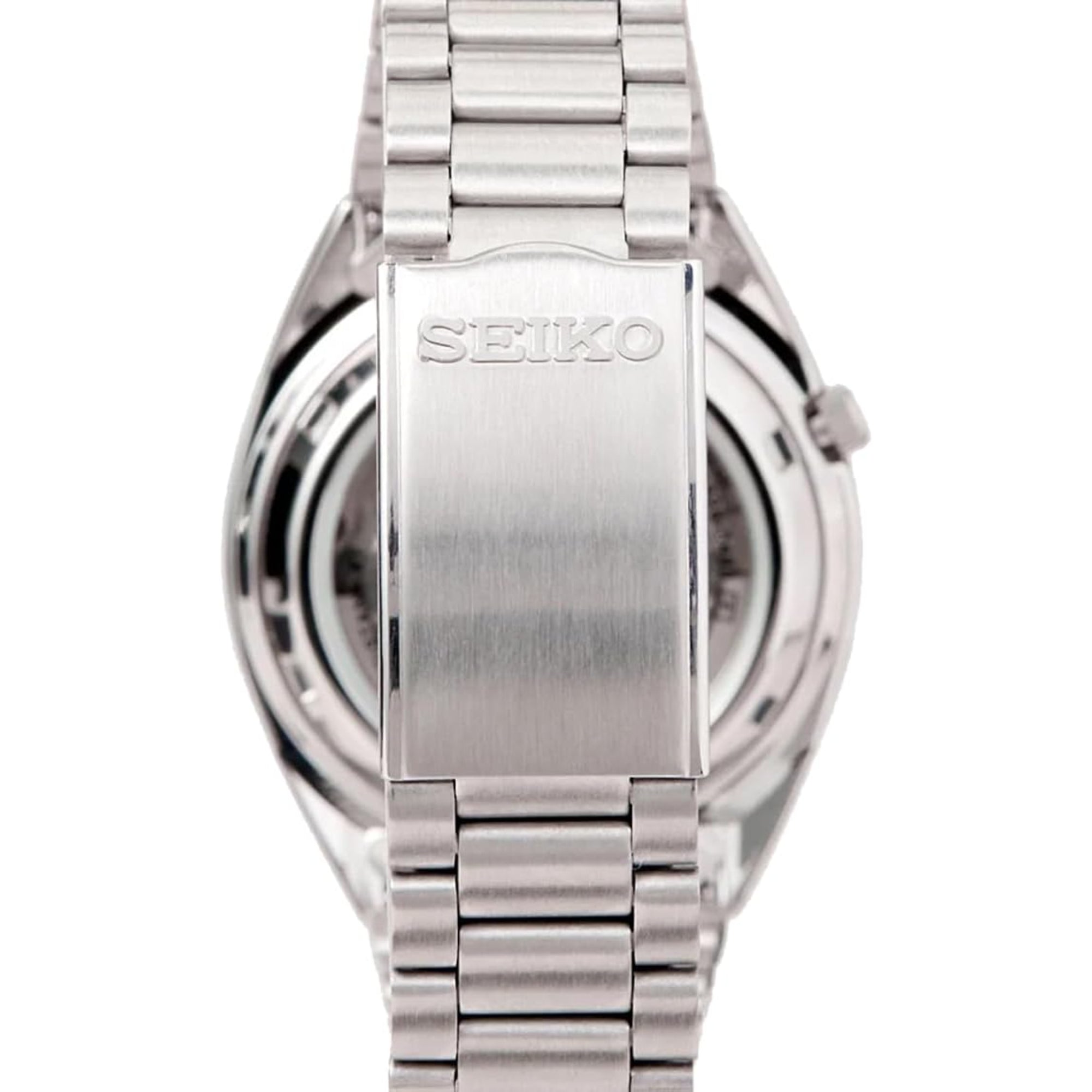Seiko 5 Classic Automatic Blue Dial Steel Mens Watch SNXS77K1 - WatchNation