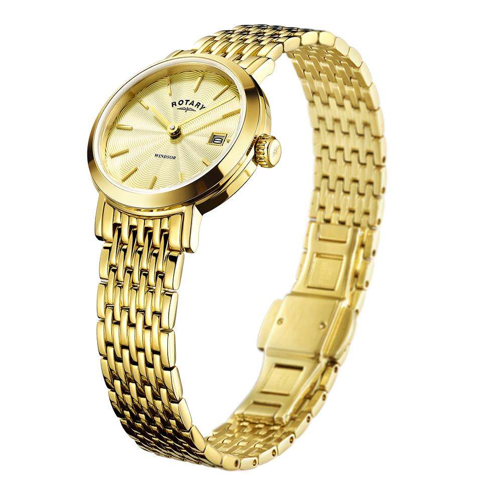 Rotary Windsor Gold Ladies’ Bracelet Watch - WatchNation