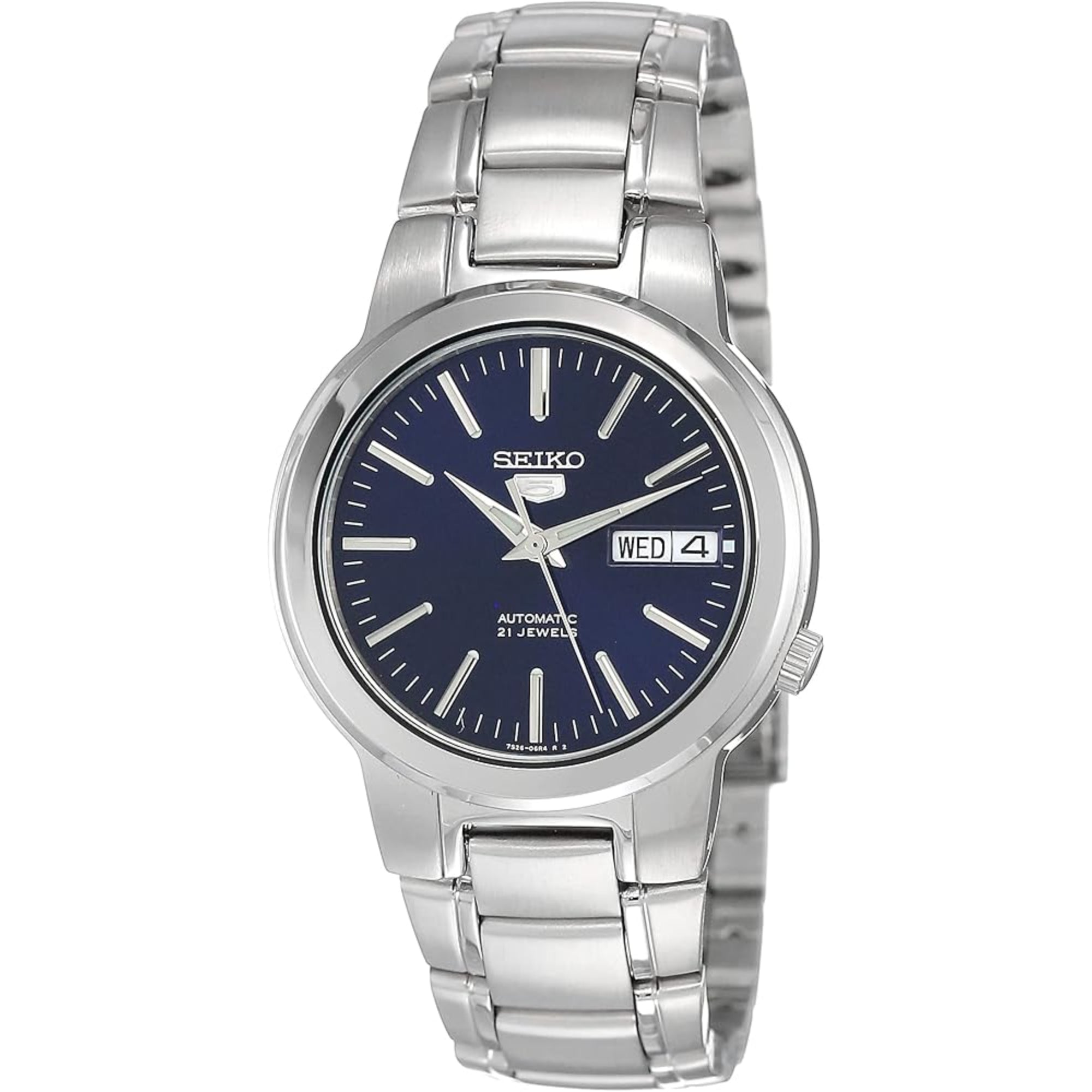 Seiko 5 Automatic Blue Dial Steel Strap Men's Watch SNKA05K1