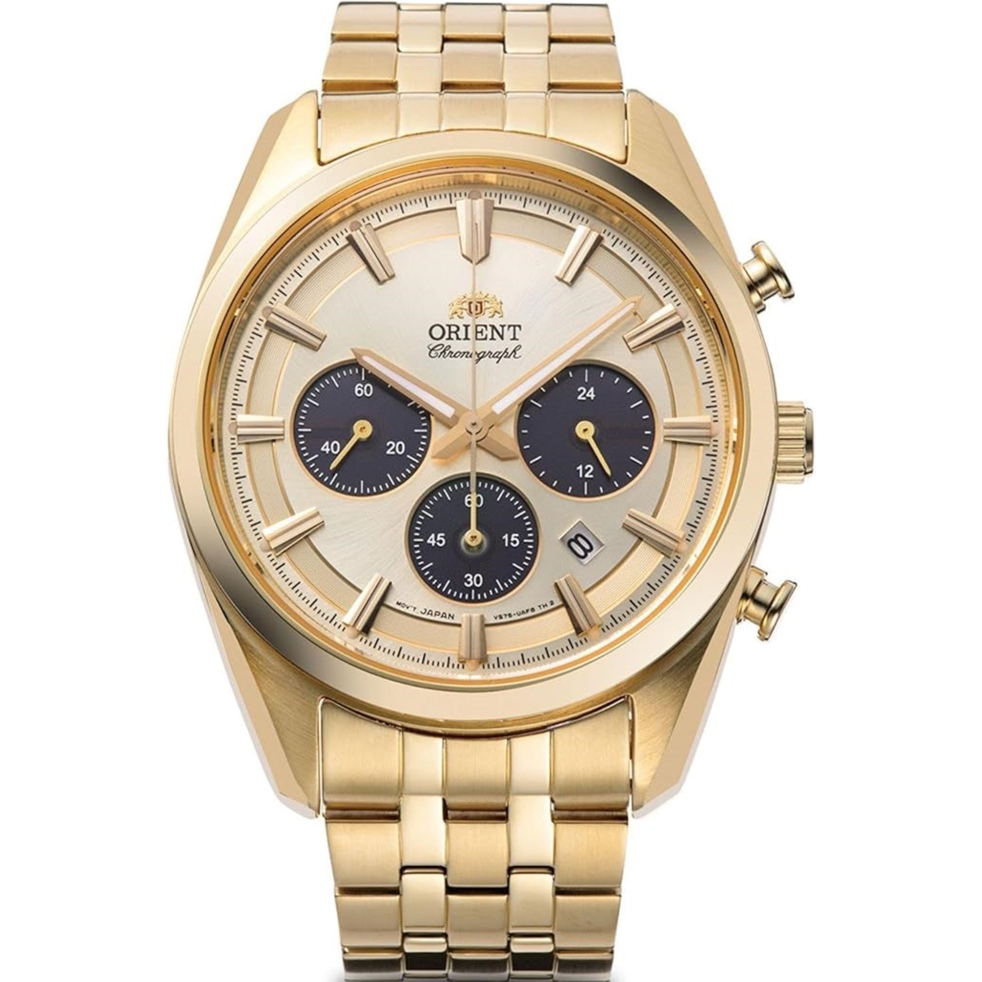 Orient Contemporary Stretto Date Solar Chronograph Men’s Watch RA-TX0301G10B