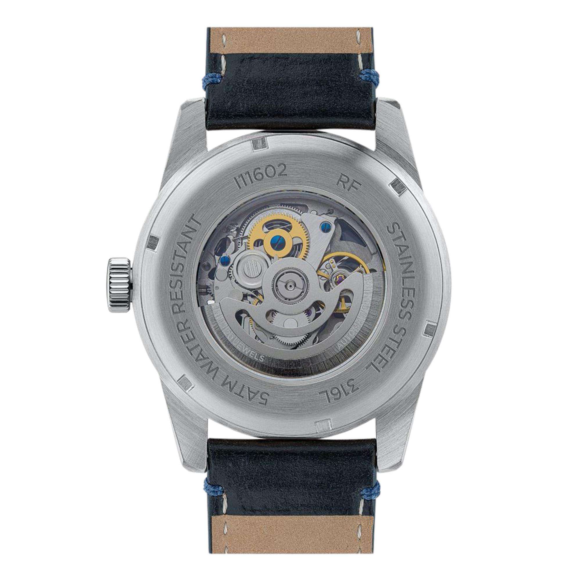 Ingersoll ‘The Carroll’ Blaue Zifferblatt Lederarmband Herren Uhr I11602