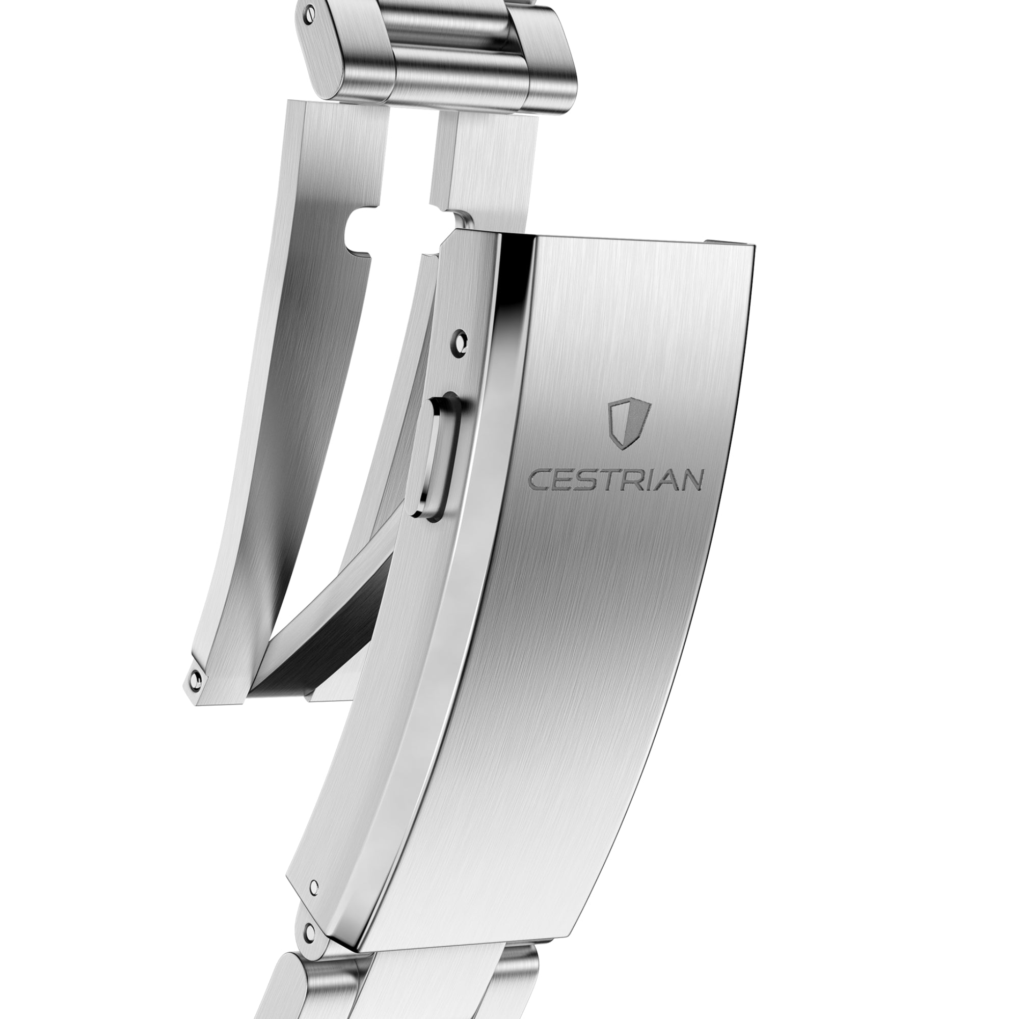 Cestrian Master Series V3 White Dial Steel Bracelet Automatic Men's Watch CM-WT001