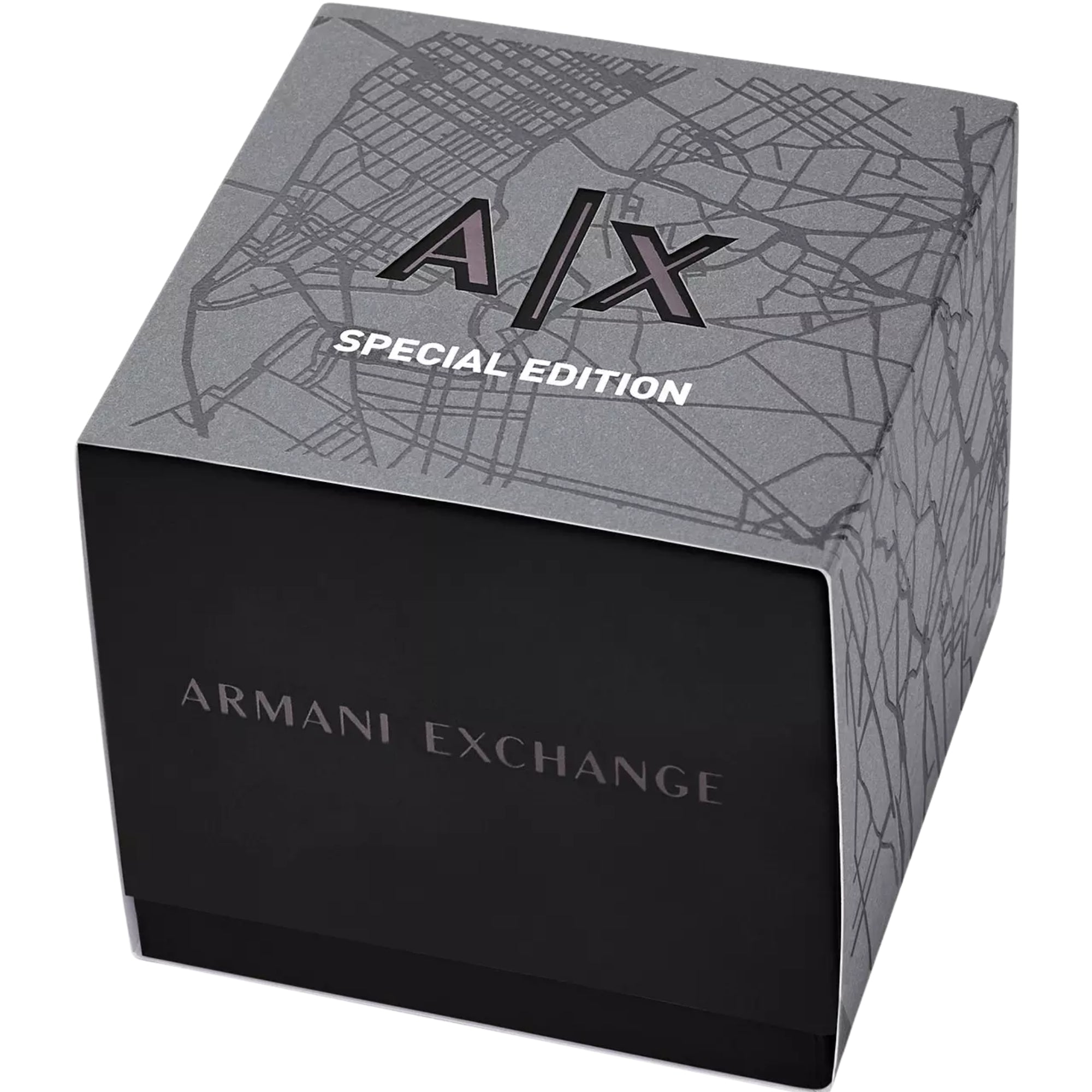 Luxury Armani Exchange black packaging box