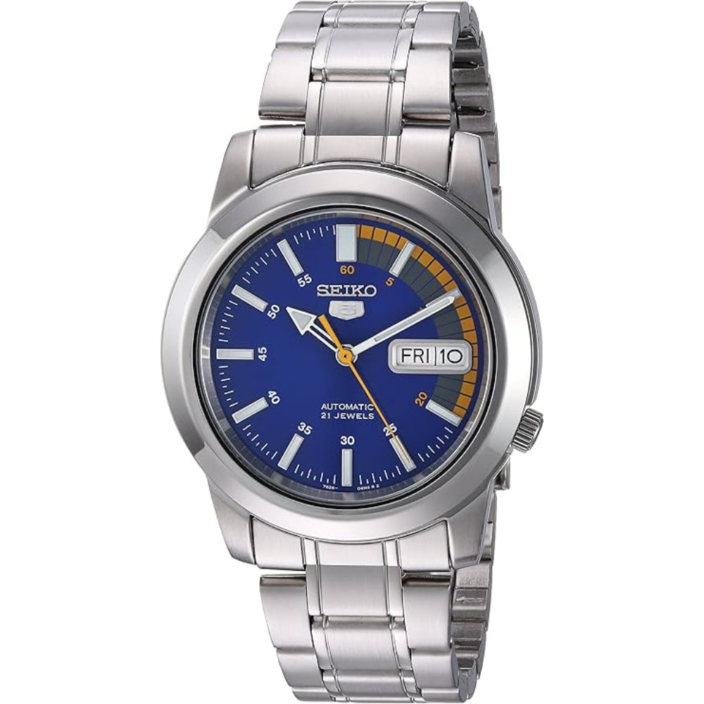 Seiko 5 Automatic Blue Dial Steel Strap Men's Watch SNKK27K1