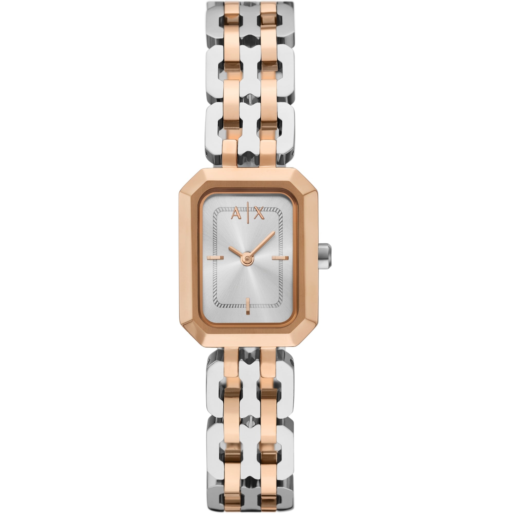 Armani Exchange Faye 27mm Silbernes Zifferblatt Stahl Damen Quarz Uhr AX5810