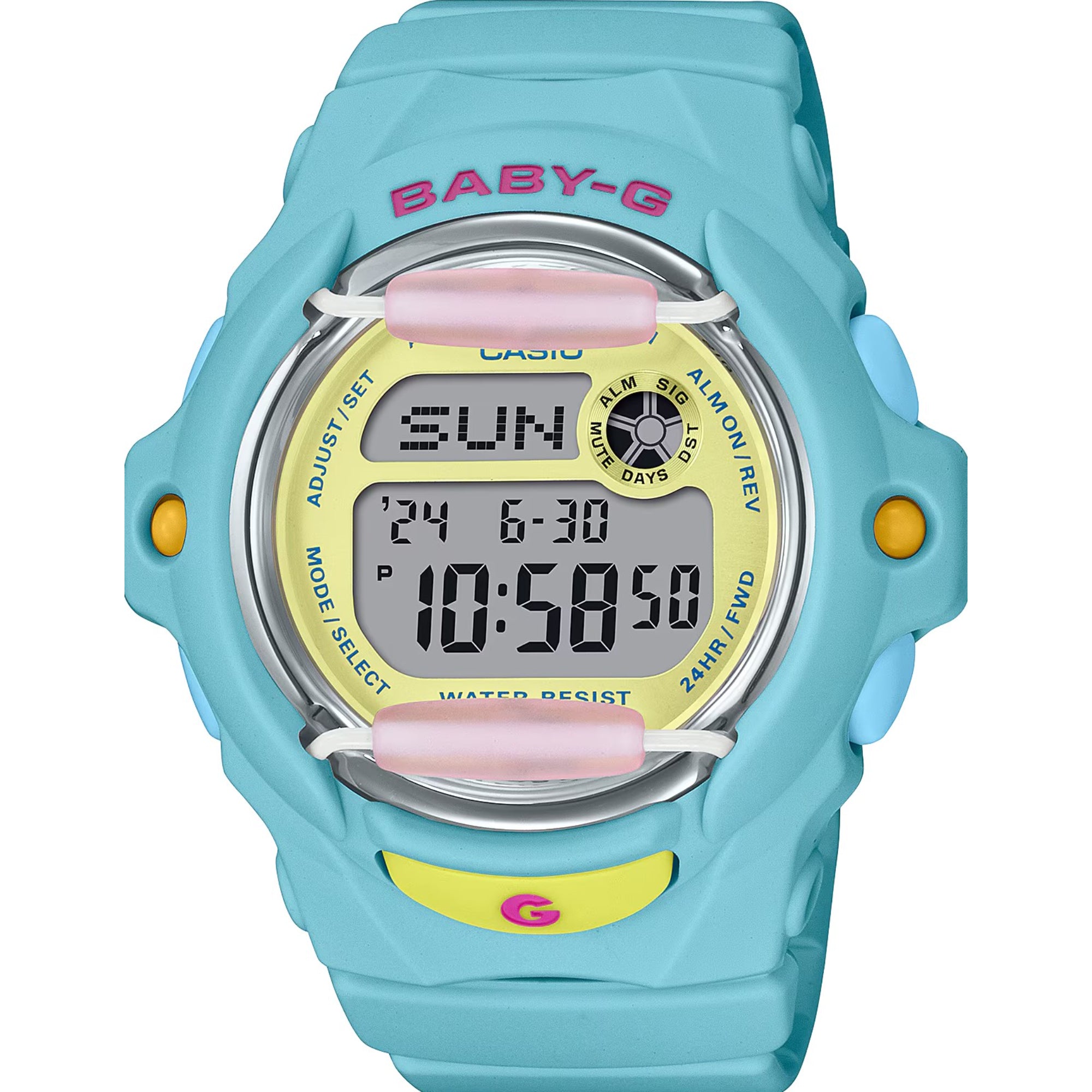 Casio Baby-G Playful Beach Digital Resin Strap Ladies Watch BG-169PB-2ER