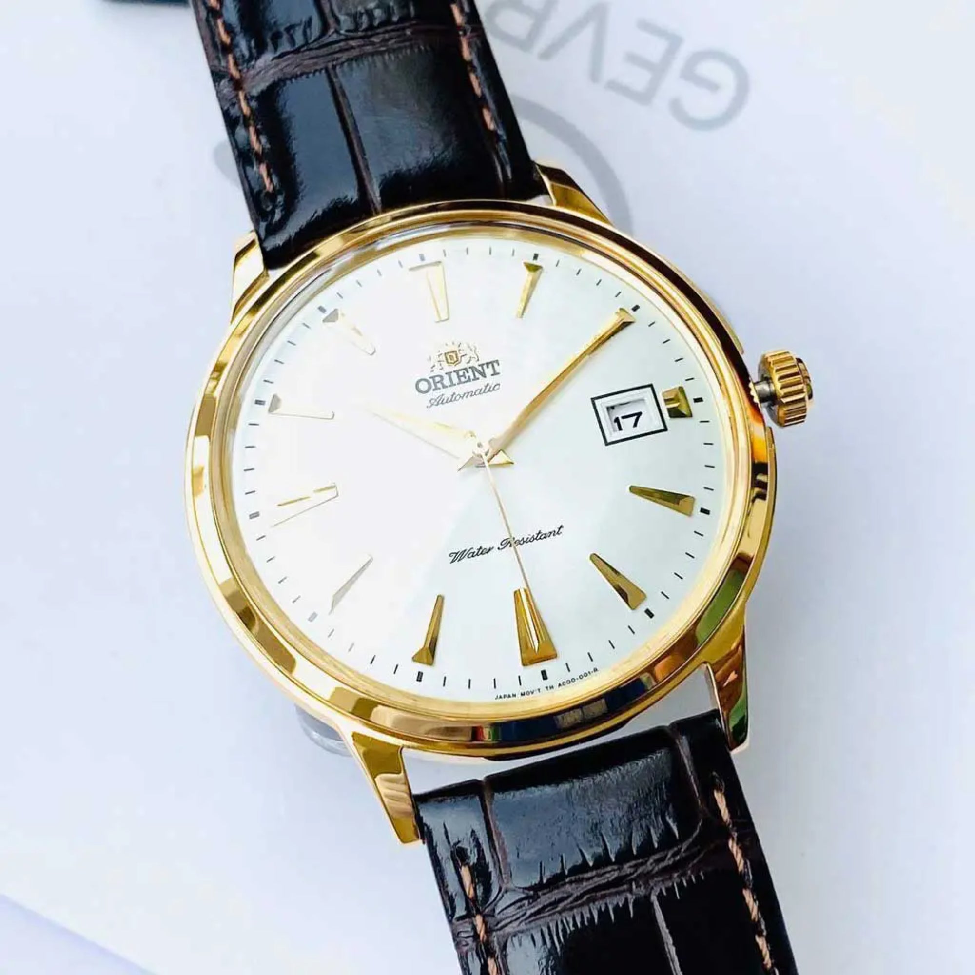 Orient Bambino White Dial Men's Dress Watch TAC00003W0