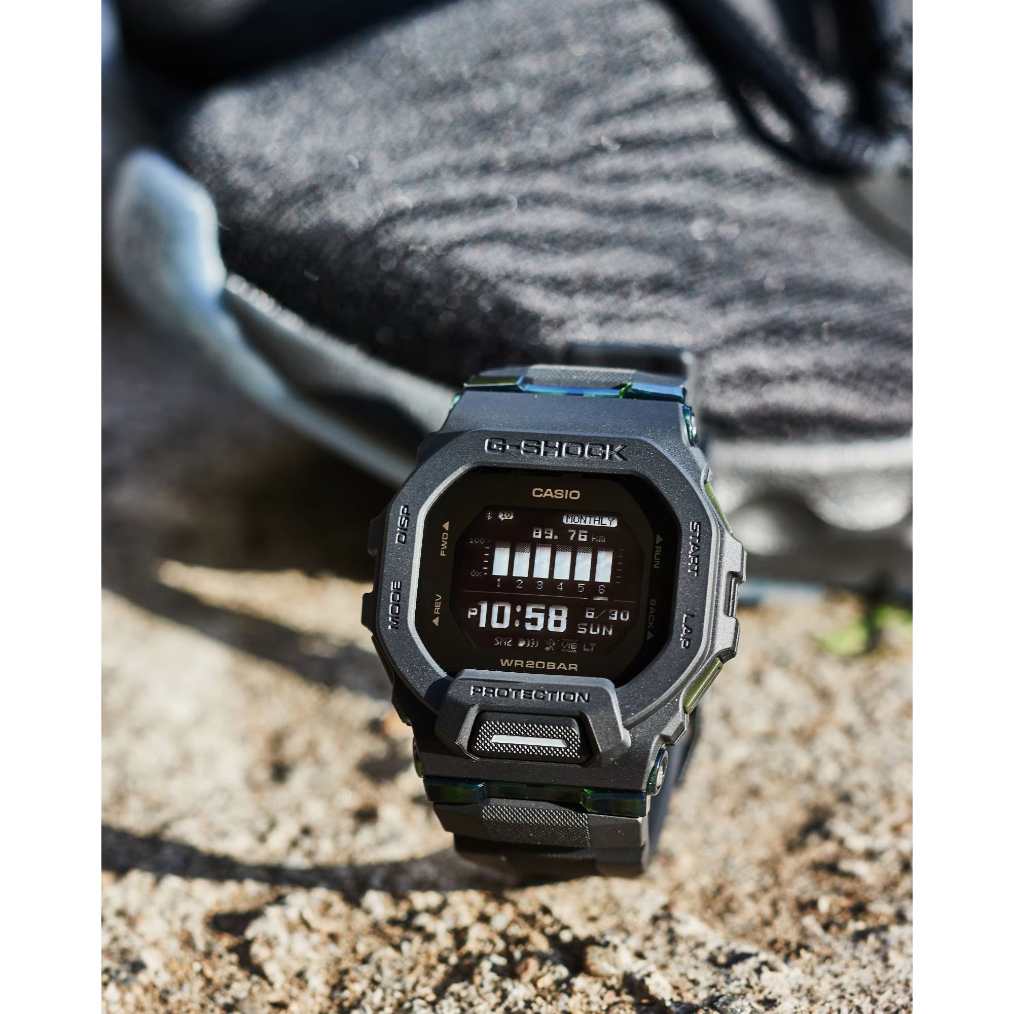 Casio G-Shock Urban Utility GBD-200 Serie Digitale Harzarmband Herrenuhr GBD-200UU-1ER