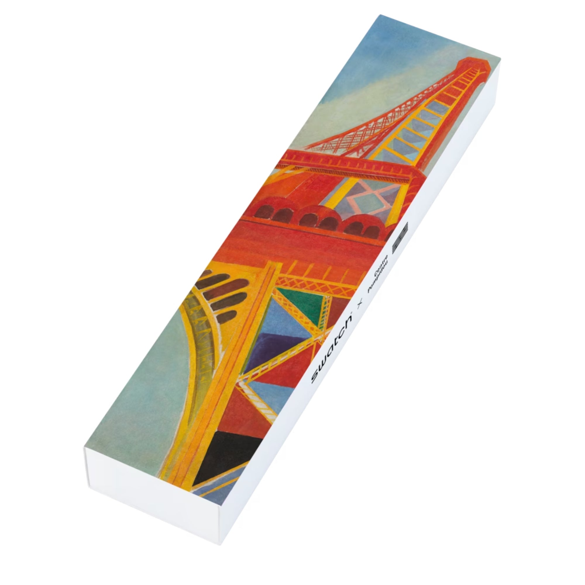 Swatch Original Gents Centre Pompidou Eiffelturm von Robert Delaunay Quarz Uhr GZ357