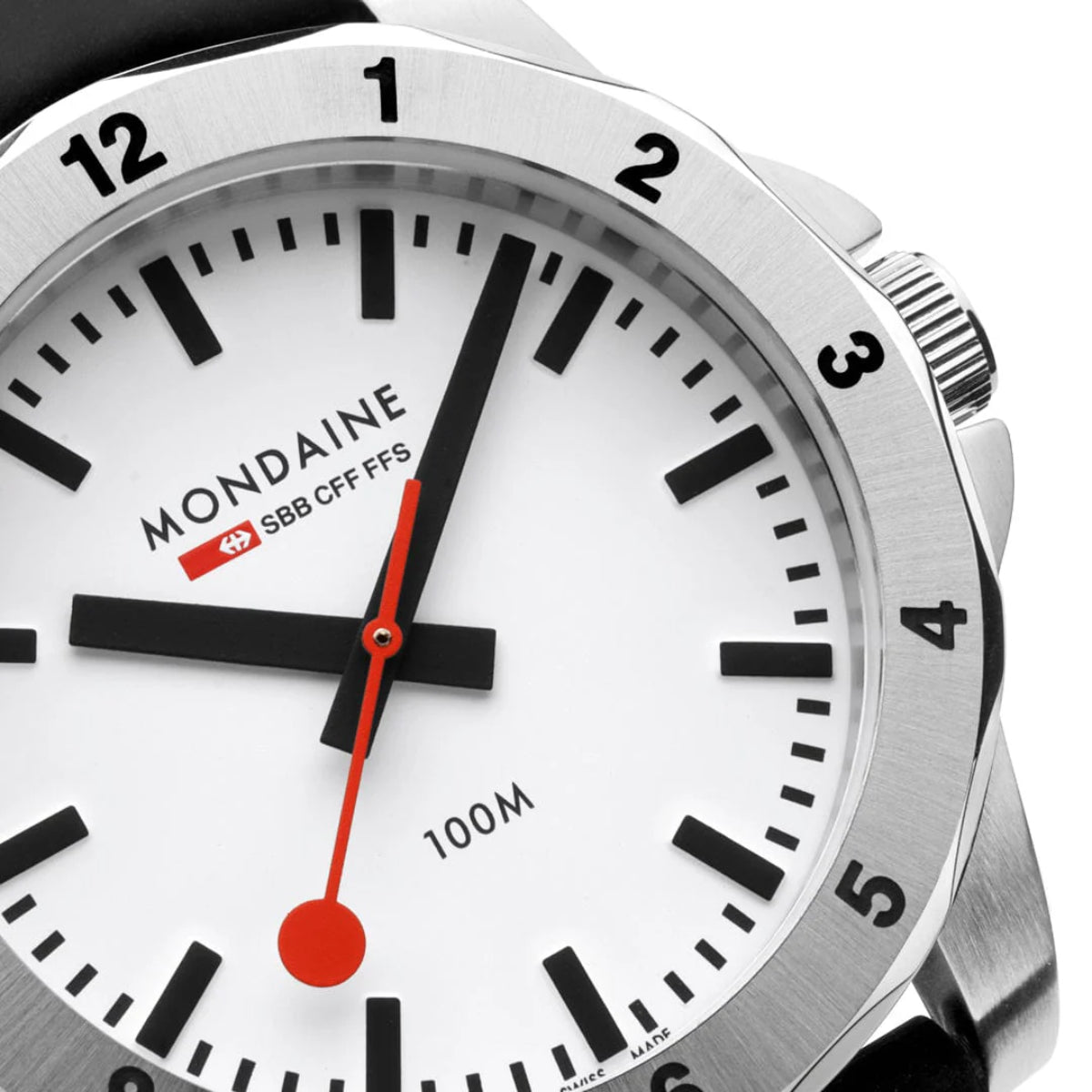 Mondaine Numeri Quartz White Dial Men's Watch MSN.4211B.RB