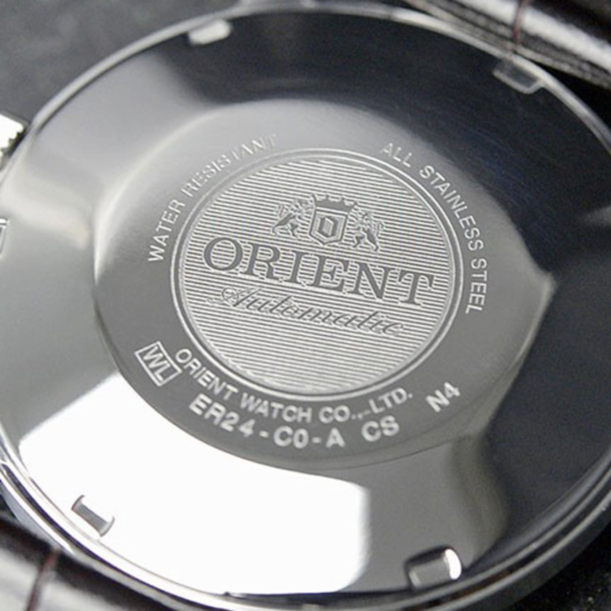 Orient Bambino 40,5mm Weißes Zifferblatt Leder Herren Automatik Uhr FAC00005W0