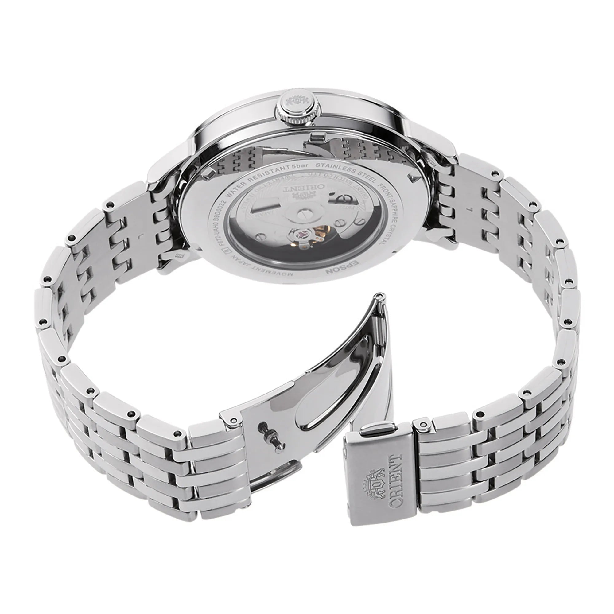 Orient Contemporary 42mm Silver Dial Steel Mens Automatic Watch RA-AC0J04S10B