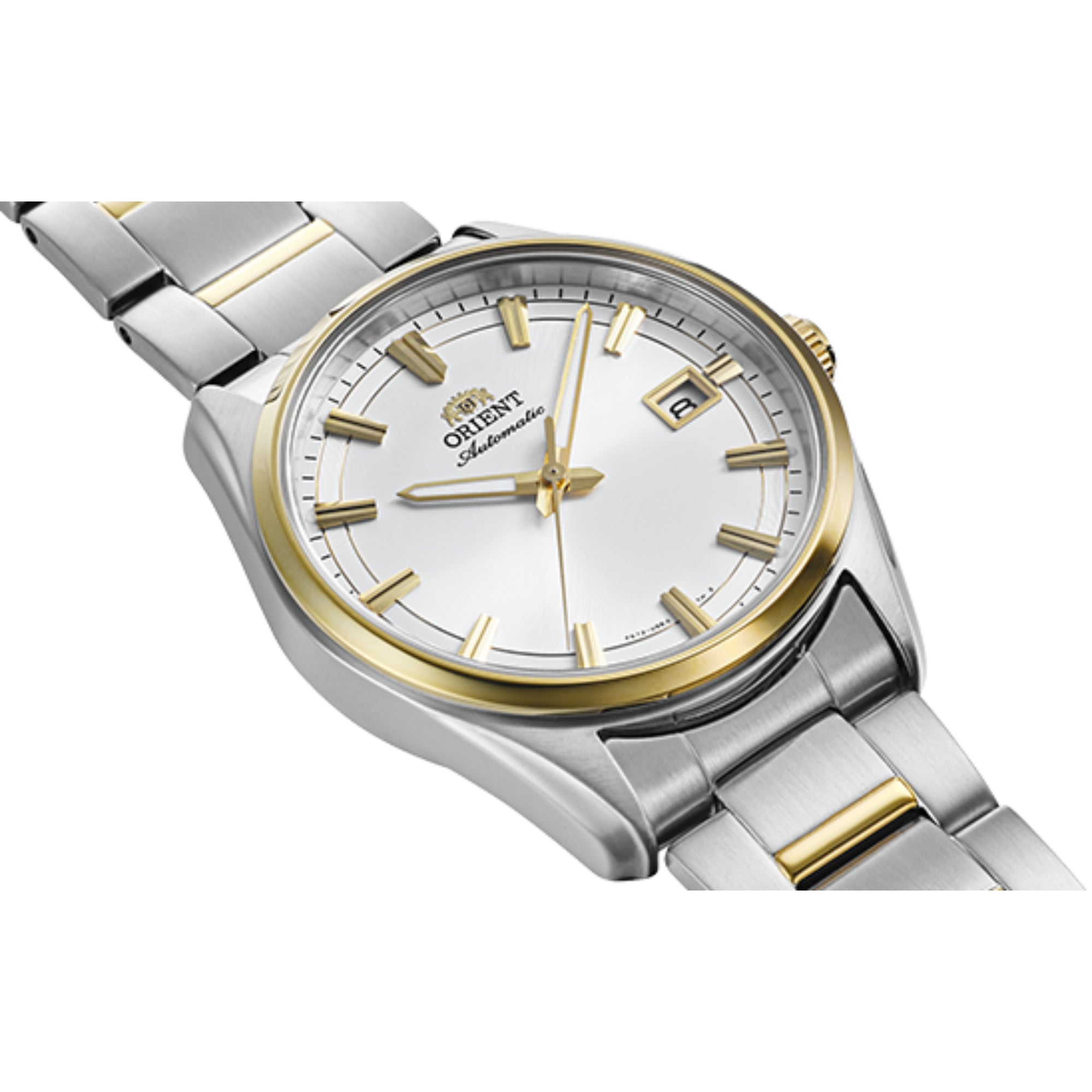 Orient Stretto RA-AC0R01S30B polished stainless steel case side profile