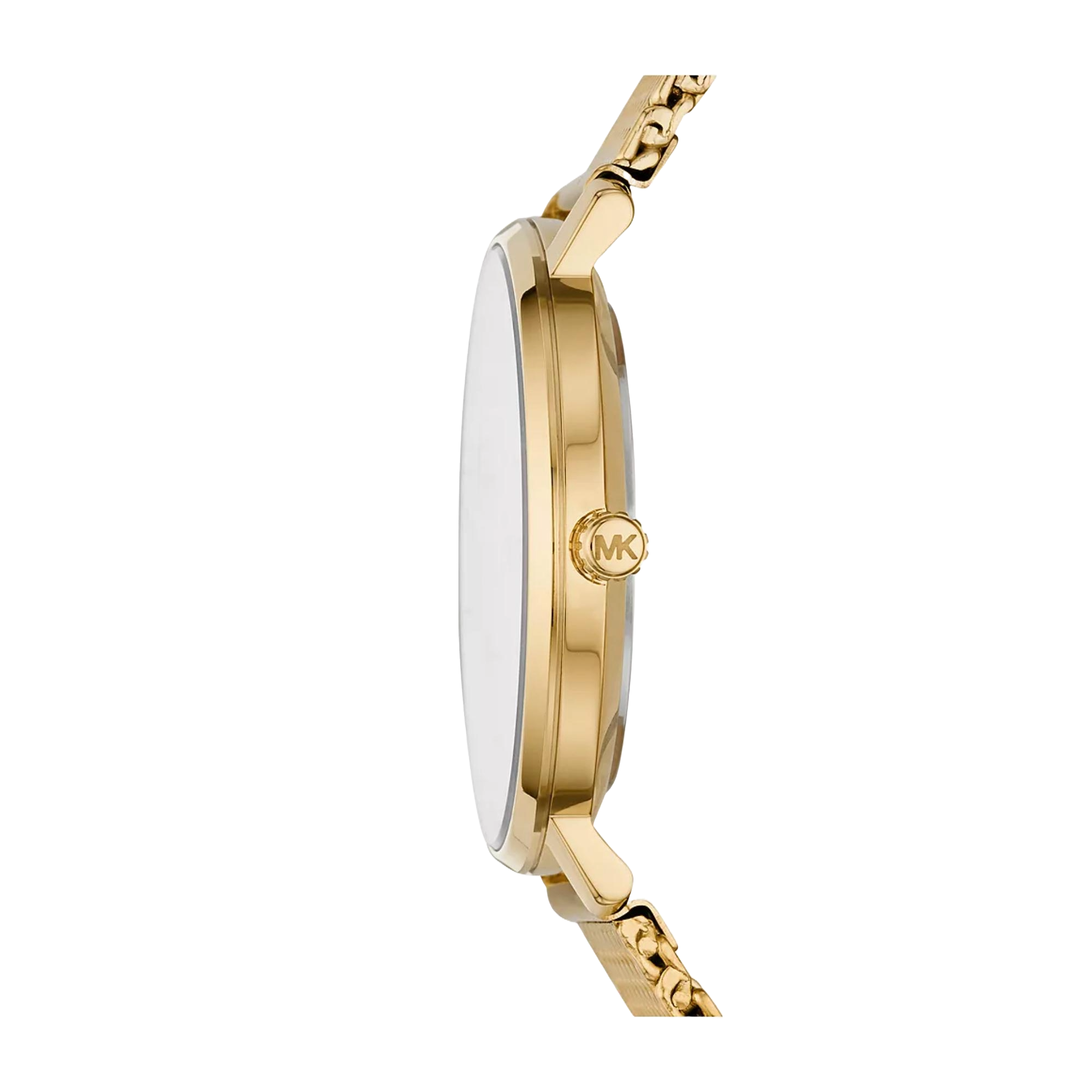 Michael Kors Pyper 38mm Gold Dial Steel Ladies Quartz Watch MK4339