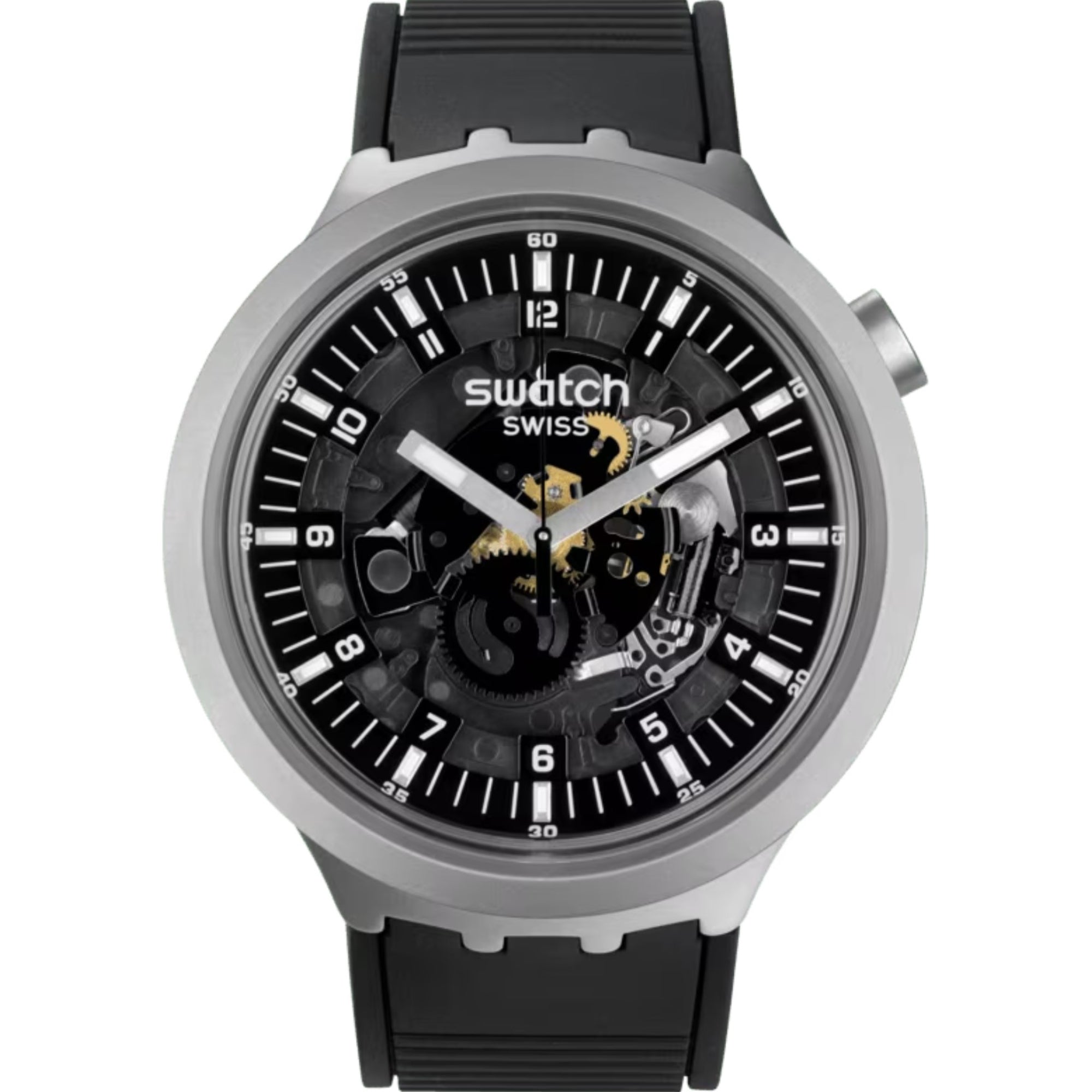 Swatch DARK IRONY Big Bold Herren Uhr SB07S105