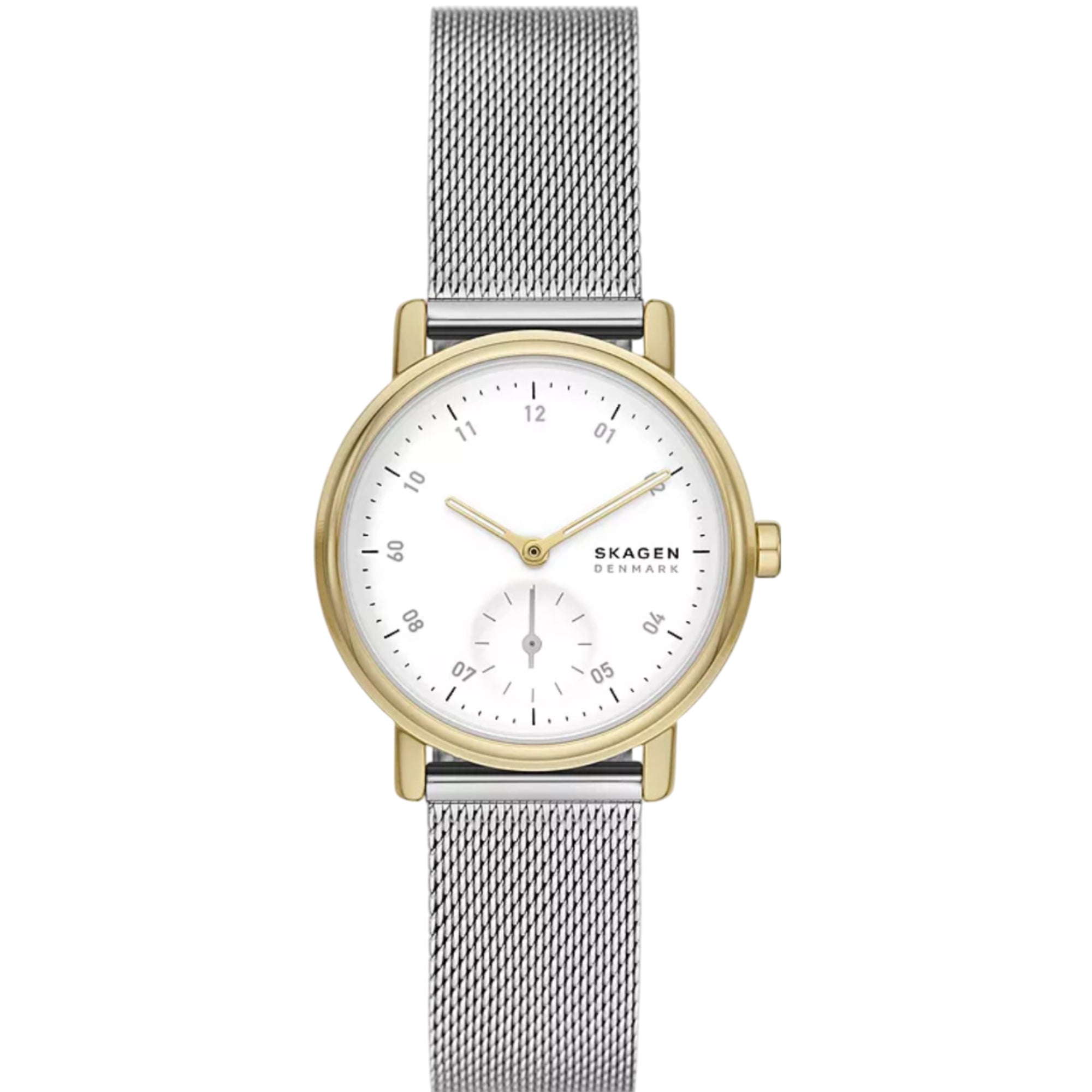Skagen Kuppel Lille Sub-Second White Dial Women’s Watch SKW3101