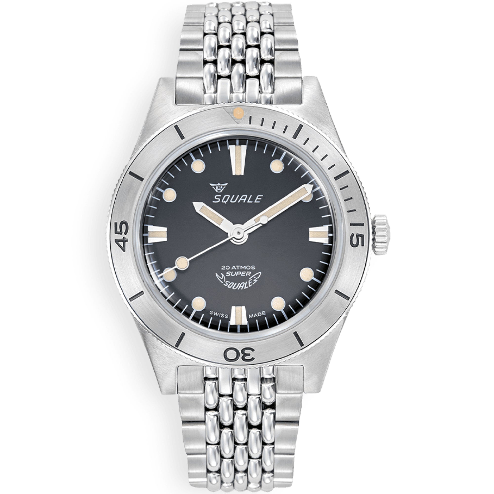 Squale Super-Squale Automatic Men's Watch SUPERSSBK.AC
