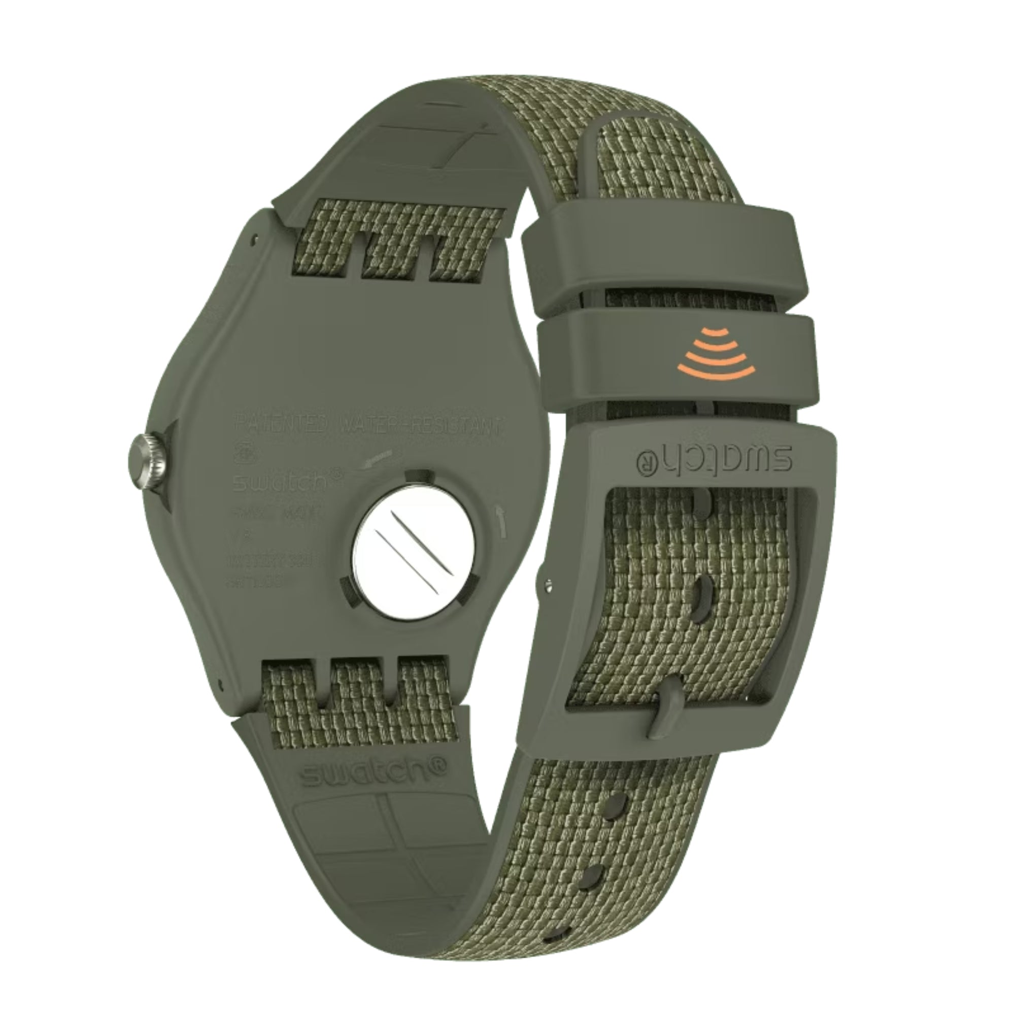 Swatch SwatchPAY! BnWPAY! Quarz Grünes Zifferblatt Grünes Silikonarmband Uhr SVIG100-5300