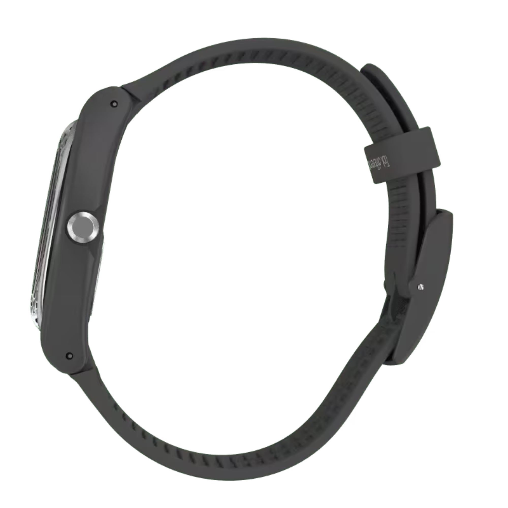 Swatch New Gent Quarz Graues Zifferblatt Graues Silikonarmband Uhr SVIM100-5300
