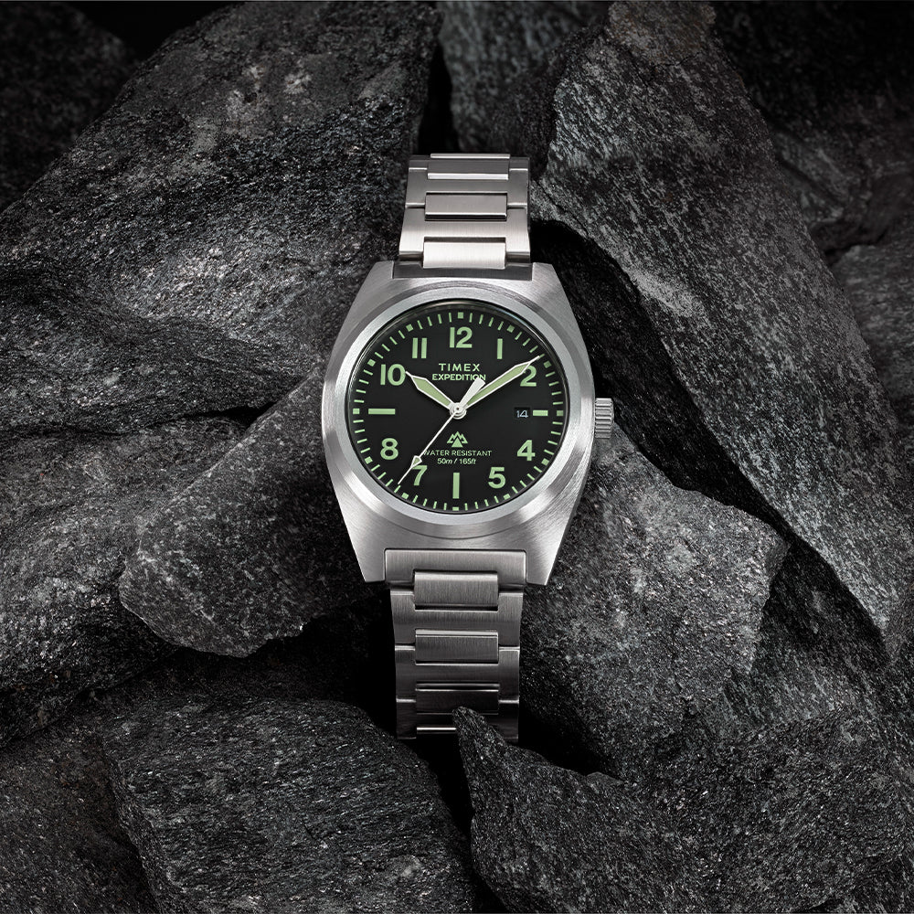 Timex Expedition Capstone Quartz Black Dial Men's Watch TW2Y18300