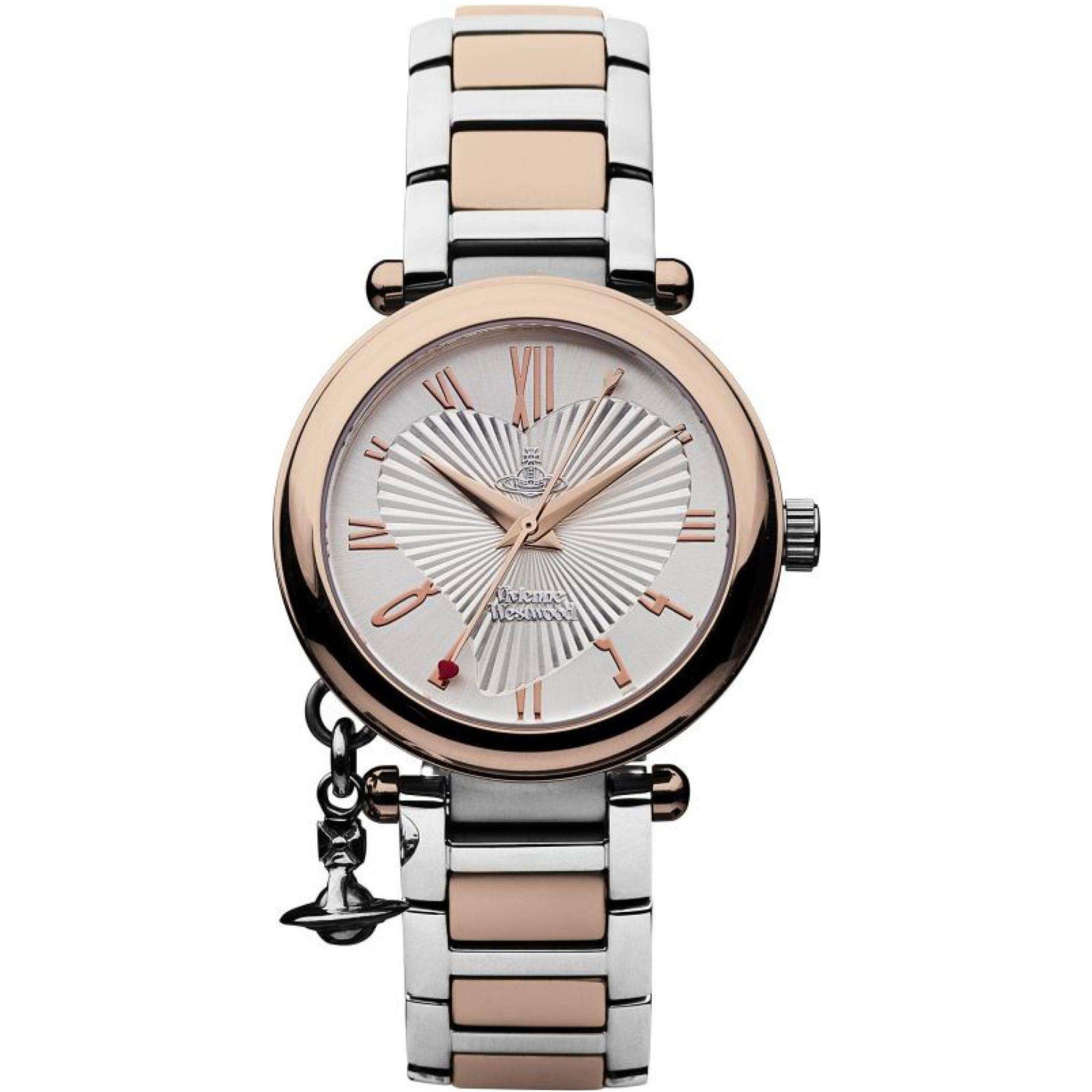 Vivienne Westwood Orb Quartz Silver Dial Steel Strap Ladies Watch VV006RSSL