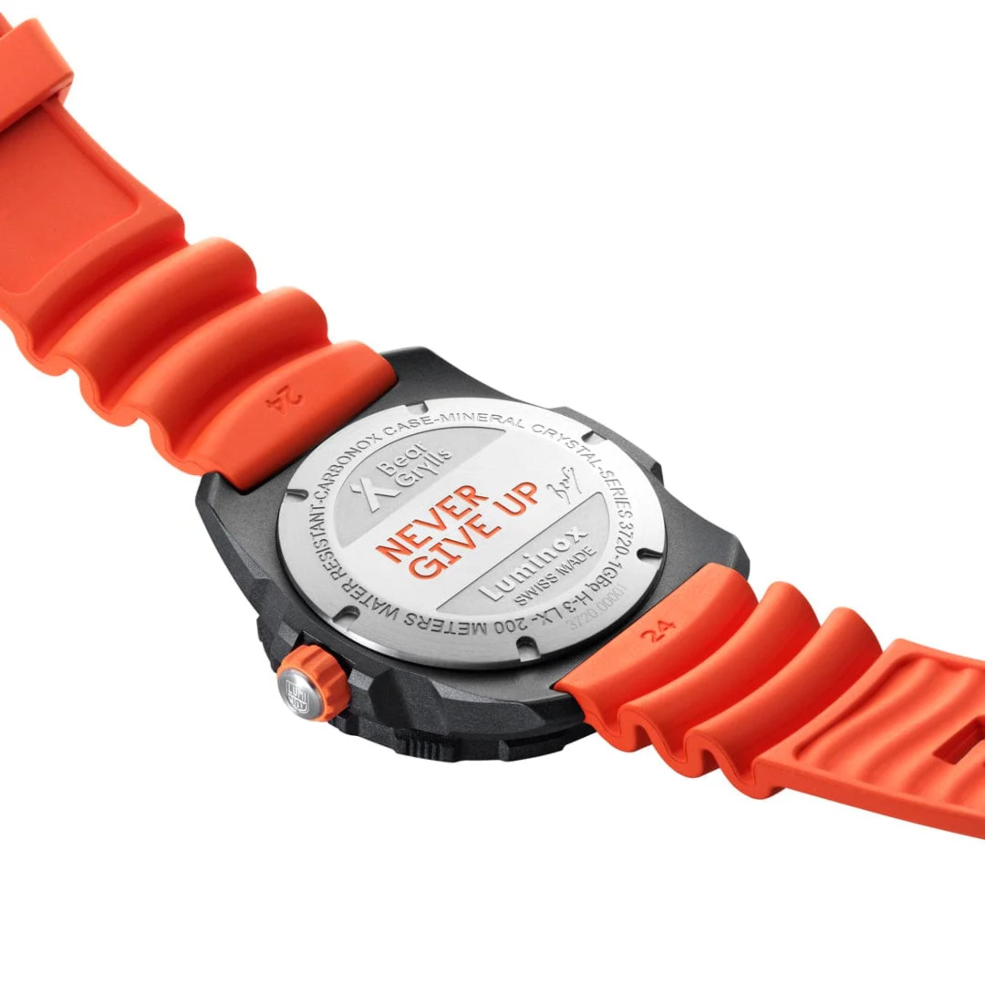 Luminox Bear Grylls Survival Sea 3720 Series Black Dial Rubber Strap Men's Watch XB.3729.NGU