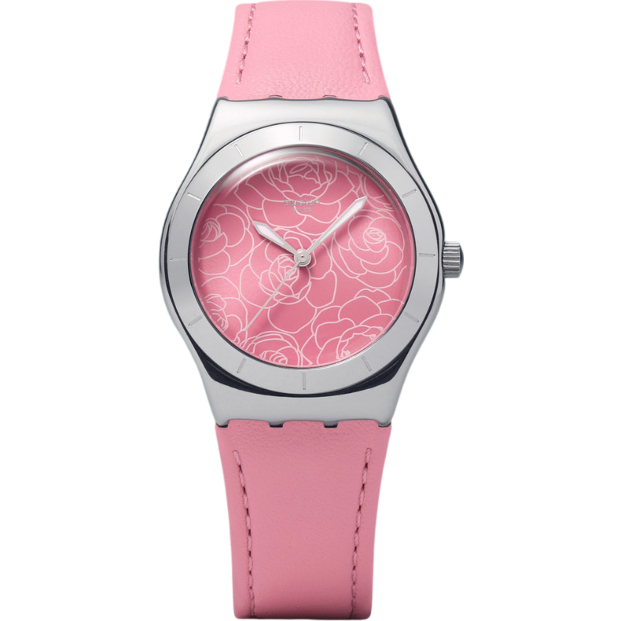 Swatch Pink Petal Promise Pink Dial Unisex Watch YLS234