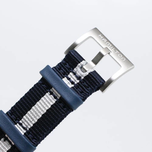 Hamilton Khaki Field Blaues NATO Textil Uhrenarmband H600682101