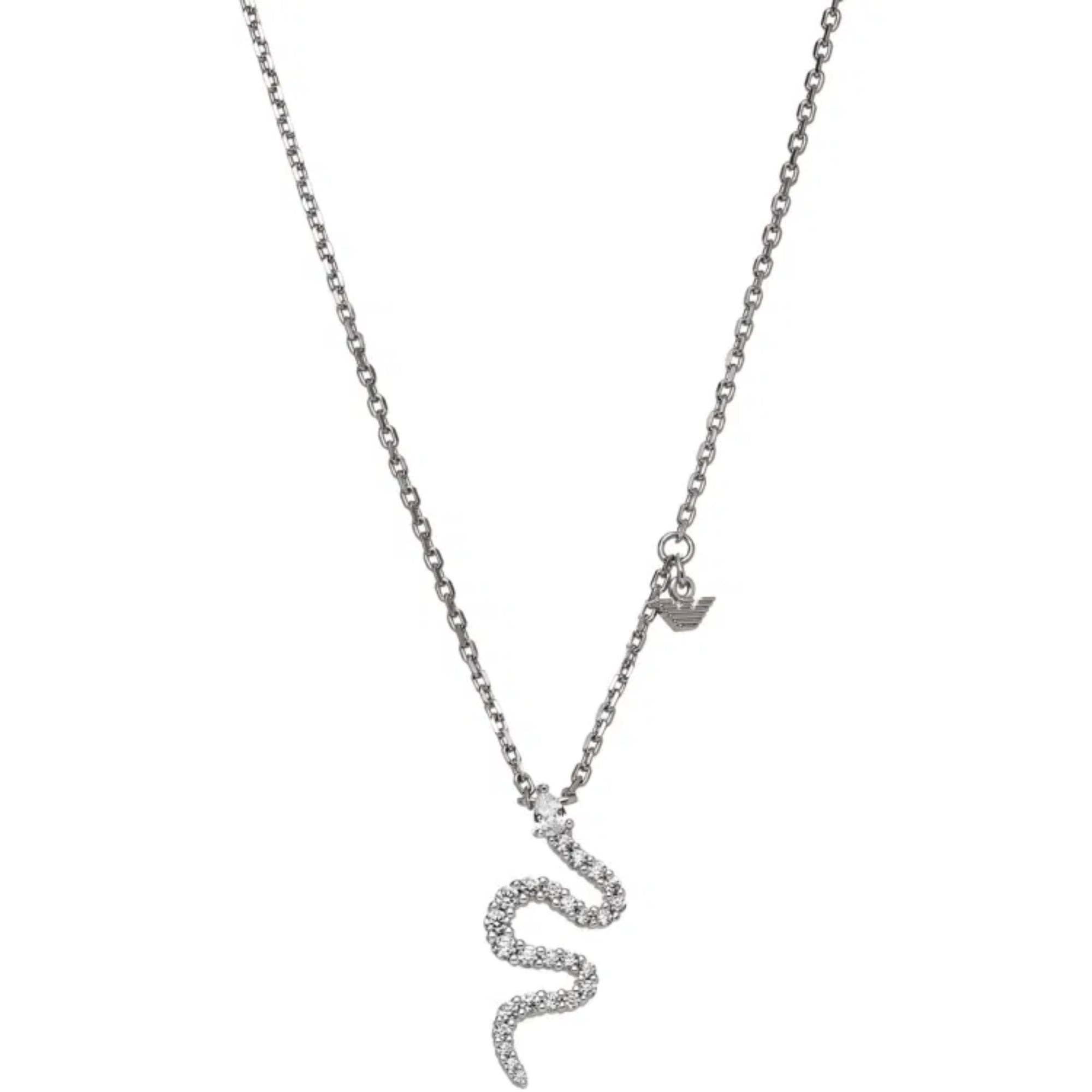 Emporio Armani Sterlingsilber Anhängerhalskette für Frauen EG3611040
