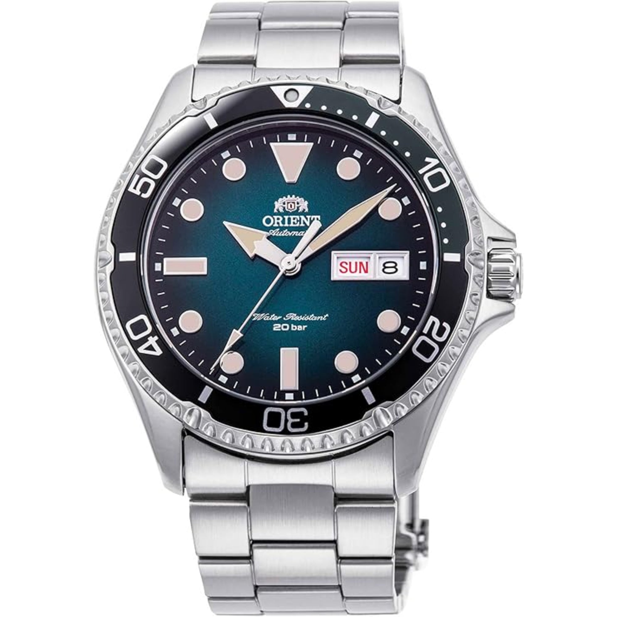 Orient Mako 42mm Blue Dial Steel Mens Automatic Watch RA-AA0811E19B